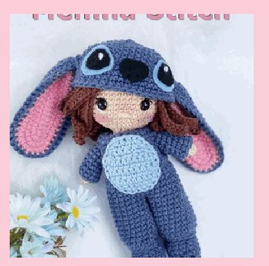 Boneca Stitch em crochê feito à mão